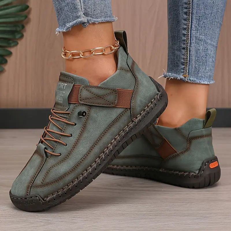 Comfortabele Sneakers met Brede Neus | Licht & Comfortabel