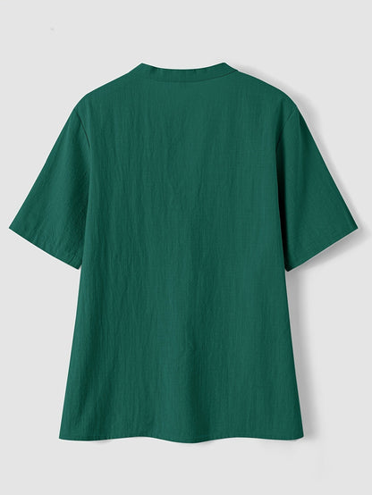 Elegante V-Hals Blouse