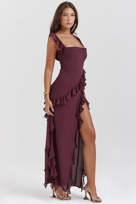 Stralende Jurk met Ruffles