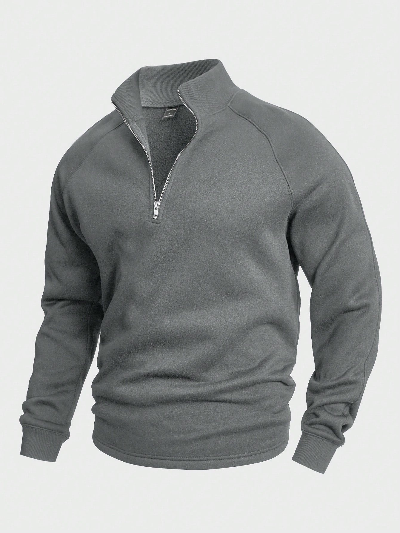 Zip-up met halve rits