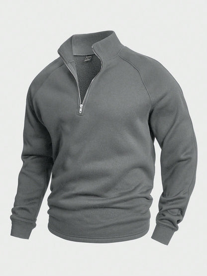 Zip-up met halve rits