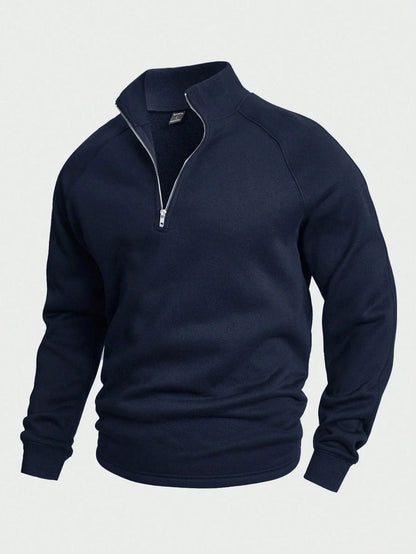 Zip-up met halve rits