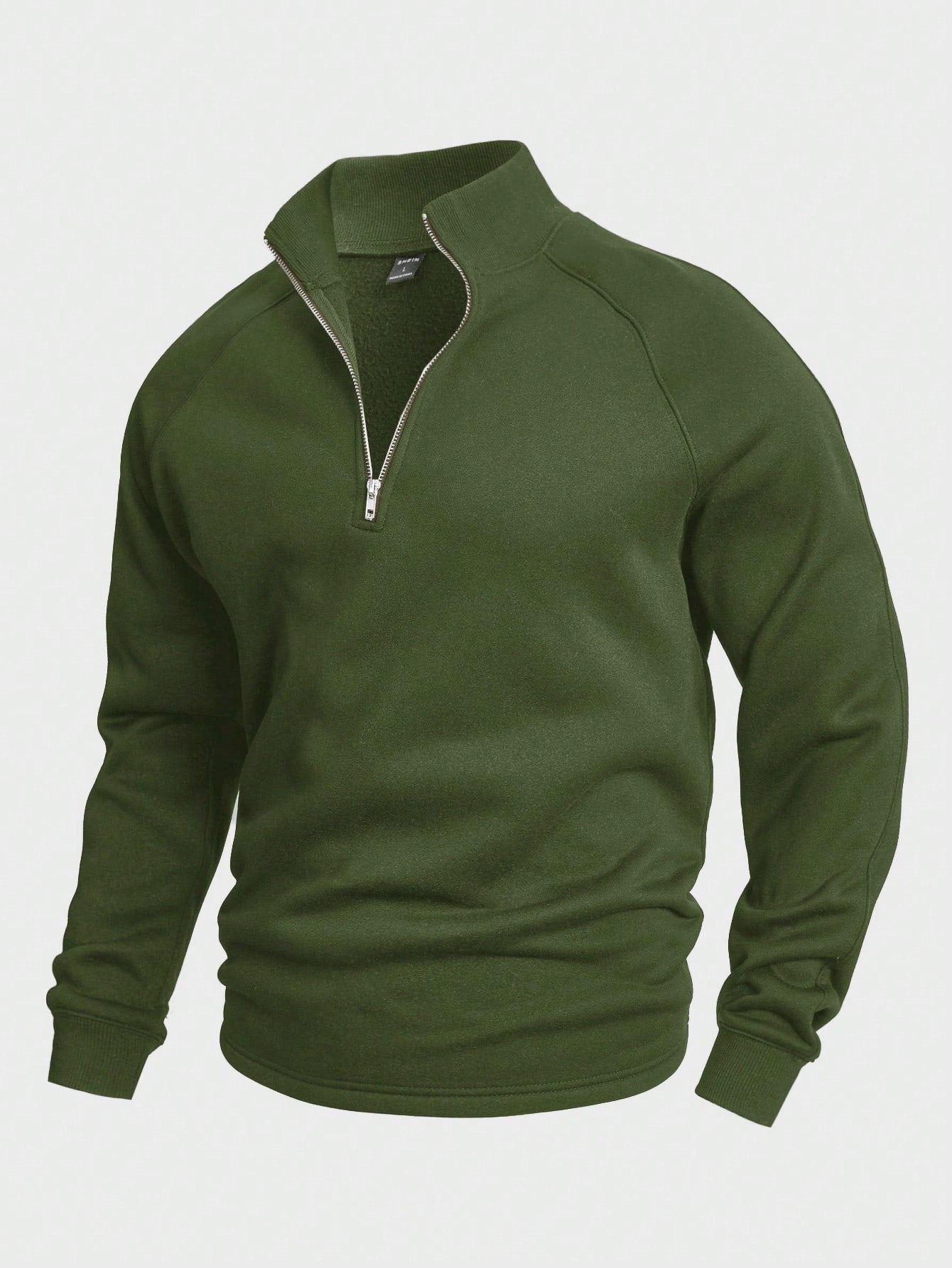 Zip-up met halve rits
