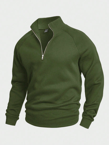 Zip-up met halve rits