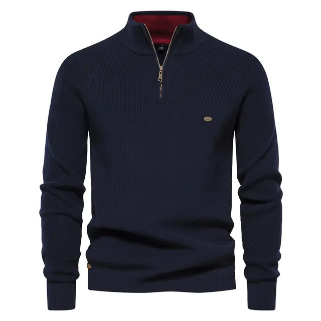 Gebreide Zip-Up Trui