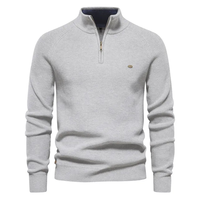 Gebreide Zip-Up Trui
