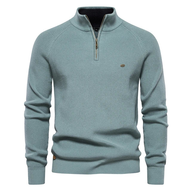 Gebreide Zip-Up Trui