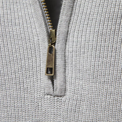 Gebreide Zip-Up Trui