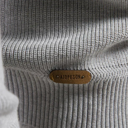 Gebreide Zip-Up Trui