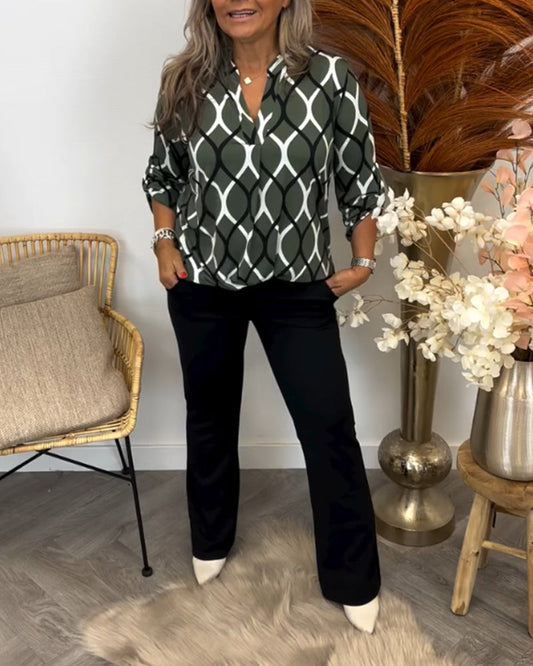Blouse met Grafische Print