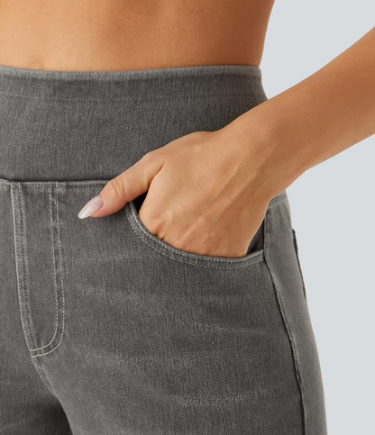 Comfortabele jeans met hoge taille