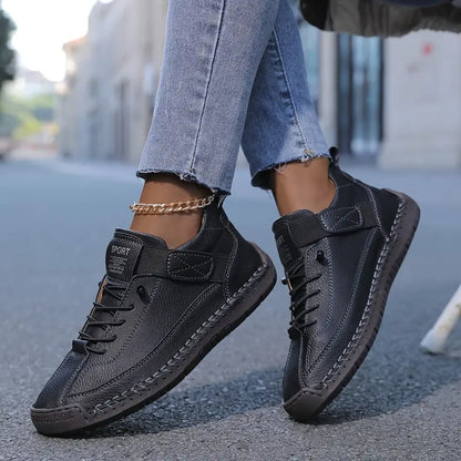 Comfortabele Sneakers met Brede Neus | Licht & Comfortabel