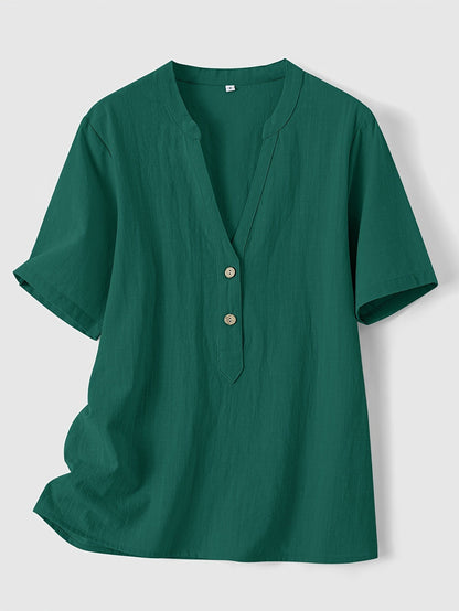 Elegante V-Hals Blouse