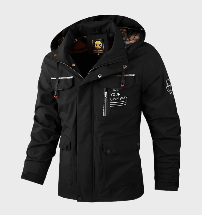 Getailkunstleerde Heren Winterjas