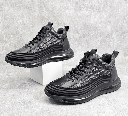 Heren Sneakers met Luxe Comfort en Moderne Stijl
