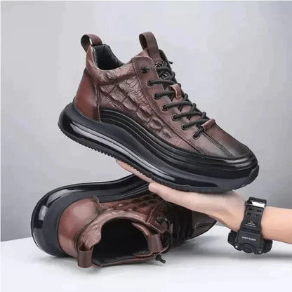 Heren Sneakers met Luxe Comfort en Moderne Stijl