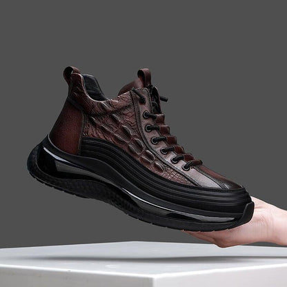 Heren Sneakers met Luxe Comfort en Moderne Stijl