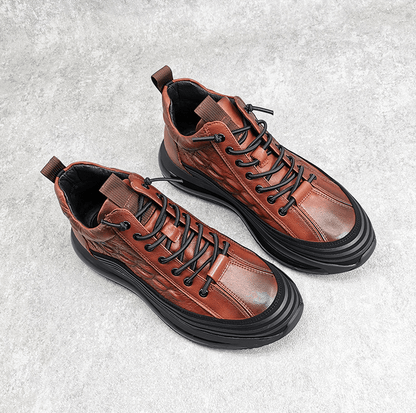 Heren Sneakers met Luxe Comfort en Moderne Stijl