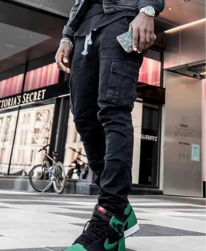 Cargo Street Elastic Jeans