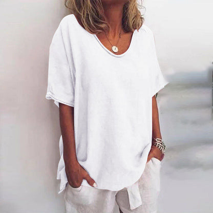 Comfortabele Losse T-shirt (1+1 GRATIS)