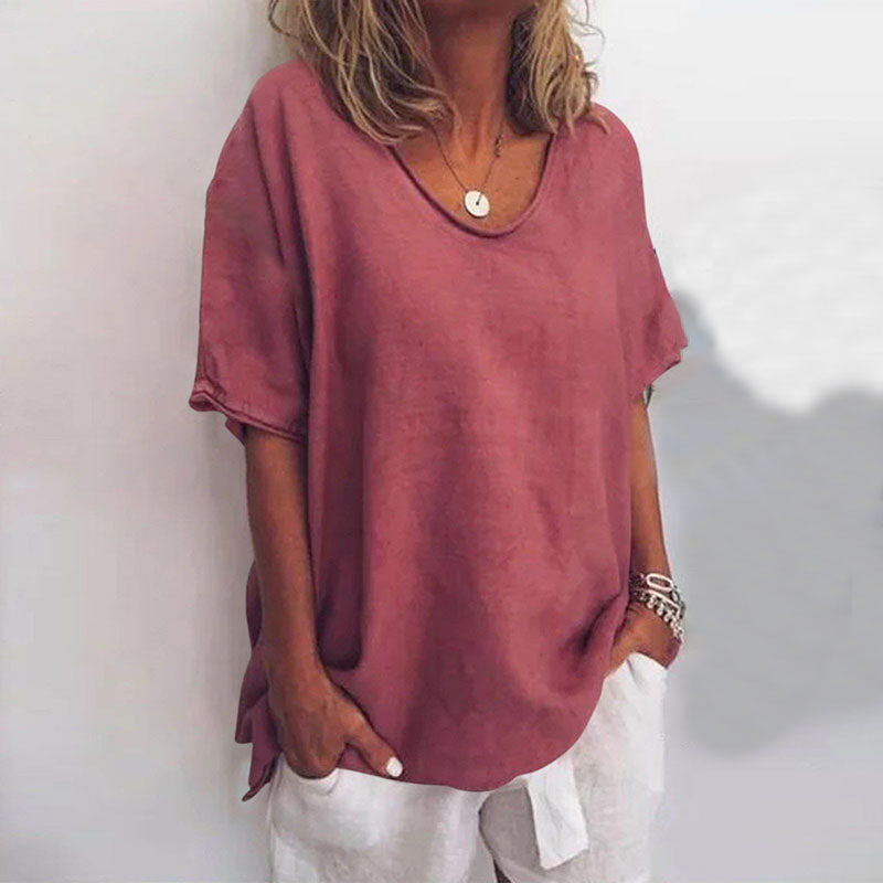 Comfortabele Losse T-shirt (1+1 GRATIS)