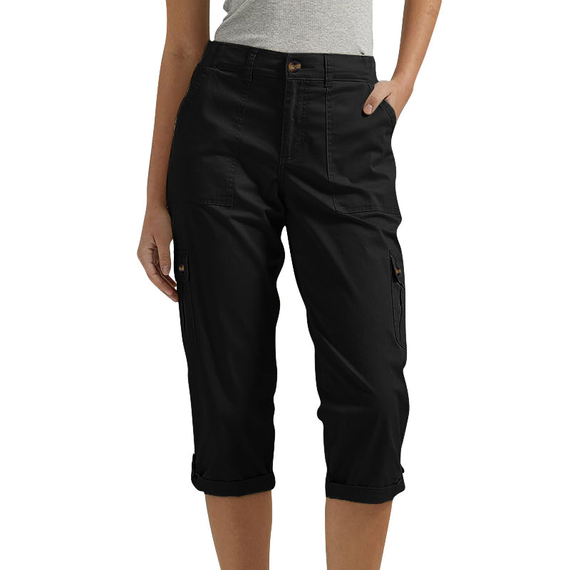 Capri Broek met Meerdere Zakken