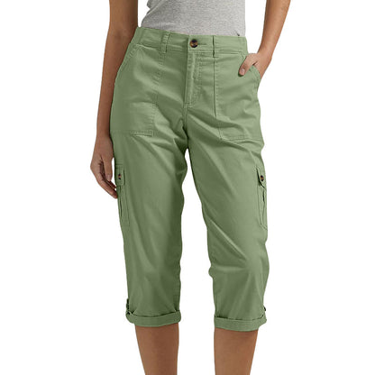 Capri Broek met Meerdere Zakken